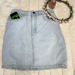 American Apparel Jean Skirt